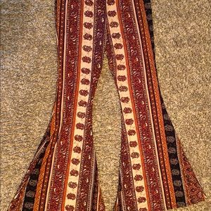 Got Style stretchy boho bell bottoms
